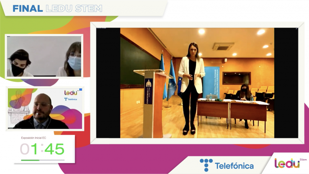 La Universidad Politécnica de Madrid, ganadora de LEDU STEM Cátedras Telefónica